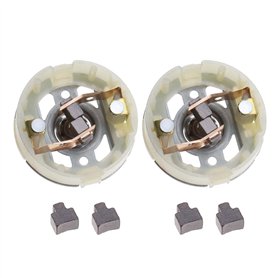 EMSea 2x Moteur RS550 Porte-balais de Charbon et 4x Balais de Charbon Compatible avec BOSCH Compatible avec MAKITA Compatible av
