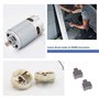 EMSea 2x Moteur RS550 Porte-balais de Charbon et 4x Balais de Charbon Compatible avec BOSCH Compatible avec MAKITA Compatible av