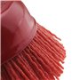 YINETTECH 2pcs 75mm 3 Pouces Filament en Nylon Abrasif Coupe Brosse en Acier Filetage Interne M14x2 Rouge pour Polissage du Méta