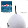 OriGlam Lot de 14 flotteurs de pêche en Mousse Rigide à Clipser - Rouge et Blanc - pour Crappie, panfish doré