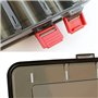 OriGlam Boîte de rangement pour leurres de pêche, plateaux de rangement pour articles de pêche, double face, 10 compartiments, é