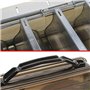 OriGlam Boîte de rangement pour leurres de pêche, plateaux de rangement pour articles de pêche, double face, 10 compartiments, é
