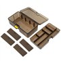 OriGlam Boîte de rangement pour matériel de pêche, boîtes utilitaires pour articles de pêche, boîtes de rangement pour leurres d