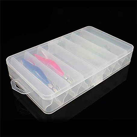 OriGlam Boîte de Rangement pour leurres de pêche - Plateaux de Rangement pour matériel de pêche - Double Face - 14 Compartiments