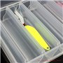 OriGlam Boîte de Rangement pour leurres de pêche - Plateaux de Rangement pour matériel de pêche - Double Face - 14 Compartiments