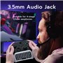 Mcbazel Clavier portable sans fil 2.4G Mini manette pour Xbox Series X/Series S/Xbox One Slim/Xbox One/Xbox One S/Xbox One X Con