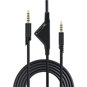 Mcbazel Cable Casque Astro A40 Remplacement du Câble Audio Auxiliaire avec Contrôle du Volume pour le Casque de Jeu Astro A10/A3