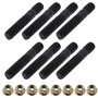 eMagTech 8 ensembles de boulons de goujon de collecteur d'échappement M8x45mm compatibles avec le remplacement parfait de Nissan