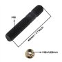 eMagTech 8 ensembles de boulons de goujon de collecteur d'échappement M8x45mm compatibles avec le remplacement parfait de Nissan