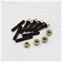 eMagTech 8 ensembles de boulons de goujon de collecteur d'échappement M8x45mm compatibles avec le remplacement parfait de Nissan