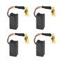 eMagTech 2 Paires Balais de Charbon Moteur Remplacement Compatible avec DeWalt DWE4120/DWE4120N/DWE4011/N097696 Accessoires Meul