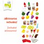 Supermarché de jouets Colorbaby 66 x 68 x 25 cm 2 Unités