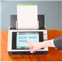 Fujitsu ScanSnap N1800 FSUPA03609B001FR Scanner Recto-Verso Gris et Blanc