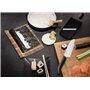 KYOCERA - FK140WHBKEU - Petit Santoku collection GEN noir, lame céramique 11,5 cm haut de gamme, ultra tranchante et résistante 