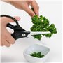 Kyocera CSL-07-WH-BK, herbes et ciseaux de cuisine, lames en céramique aiguisées, non corrosives, stériles, sans transfert de go