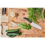 Kyocera KB-RD BK 4KN FK EU Set de couteaux en céramique avec couteau universel, couteau Santoku et bloc rond pour 8 couteaux, la