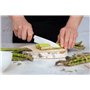 Kyocera KB-RD BK 4KN FK EU Set de couteaux en céramique avec couteau universel, couteau Santoku et bloc rond pour 8 couteaux, la