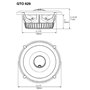 JBL GTO 629 Ensemble enceinte voiture hifi à 2 Voies de Harman Kardon - 180 watts JBL Haut Parleur 6.5" | 16 - 17 cm