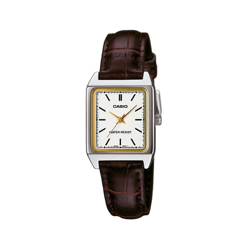 Casio Femmes Analogique Quartz Montre avec Bracelet en Cuir LTP-V007L-7