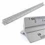 Règles Aluminium échelle triangulaire échelle triangulaire de 1: 100