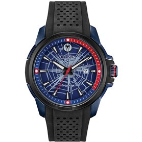 Citizen Hommes Analogique Eco-Drive Montre avec Bracelet en Polyuréthane AW1156-01W