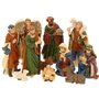 Générique 11 Figurines de Crèche de Noël - Nativité - Santons de Noël réalistes