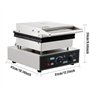 Gaufrier Machine Gaufre Grille-pain gaufrier Lolly Muffin Machine Commercial Électrique Antiadhésif Moule à Pâtisserie Températu