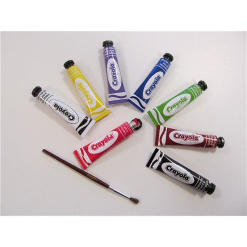 Image secondaire de Crayola - 8 tubes de gouache lavable - Peinture et accessoires - 256374.012