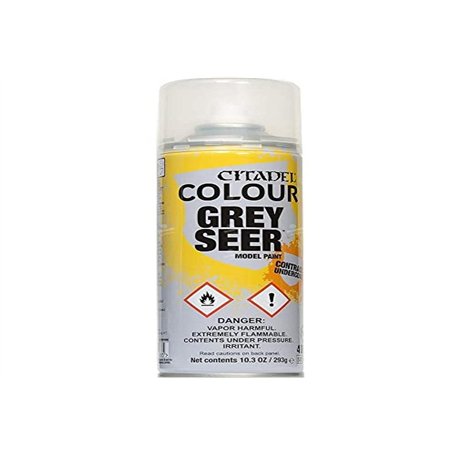 Games Workshop Citadel Bombe sous-Couche - Aérosol Contrast Grey Seer 293 g (Lot de 1)