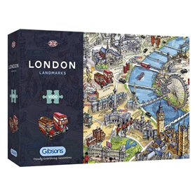 London Landmarks 1000 Piece Jigsaw Puzzle