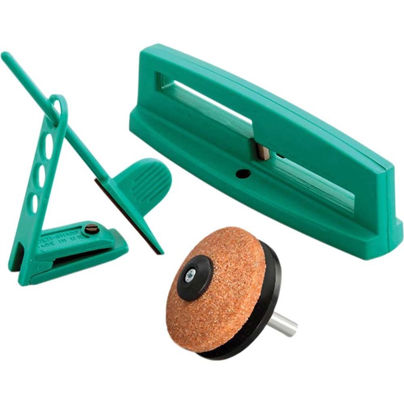 Multi-Sharp 1801 Kit d'affûtage d'outils de jardin multi-usages pour tondeuses, sécateurs, élagueurs, cisailles, ciseaux et hach