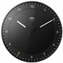 Braun Grande Horloge Murale analogique Classique pour Le Fuseau horaire de l’Europe Centrale (DCF) avec Mouvement de Balayage Si