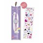 Tikkers Filles Analogique Quartz Montre avec Bracelet en Tissu TK0148