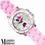 Disney Filles Analogique Quartz Montre avec Bracelet en Caoutchouc MN1063