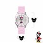 Disney Filles Analogique Quartz Montre avec Bracelet en Caoutchouc MN1063
