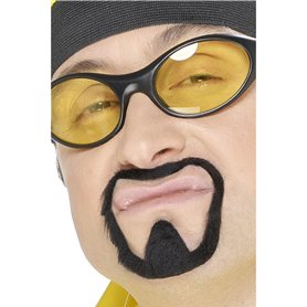 Smiffys Panoplie bouc et moustache guerrier urbain
