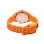 hype Montre À Bracelet Enfant Orange Silicone Noir Imprimé Time Teacher Cadran