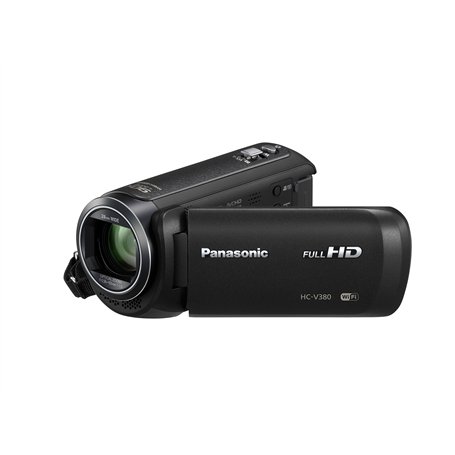 Panasonic HC-V380 Camescopes Classique 1080 pixels Zoom Optique 50 x 2.51 Mpix- Version étrangère