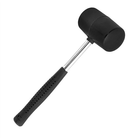 Maillet en caoutchouc Milestone Camping - Noir~ 340 g