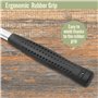 Maillet en caoutchouc Milestone Camping - Noir~ 340 g