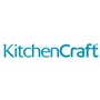 KitchenCraft Plaque à Pizza pour Four 33cm, Antiadhésive, Perforée en Acier au Carbone, Argent