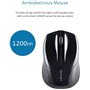 Kensington Pro Fit Ensemble Clavier et Souris sans Fil à Profil Bas pour Bureau à Domicile – Disposition Italienne, Noir, ambide