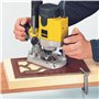 DeWalt DW622KT Défonceuse 1400W 6-12mm plongée 55mm avec coffret Argenté