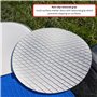 Lusum Lot de 20 disques de marquage ronds en caoutchouc antidérapant avec sac de transport pour entraînement de football