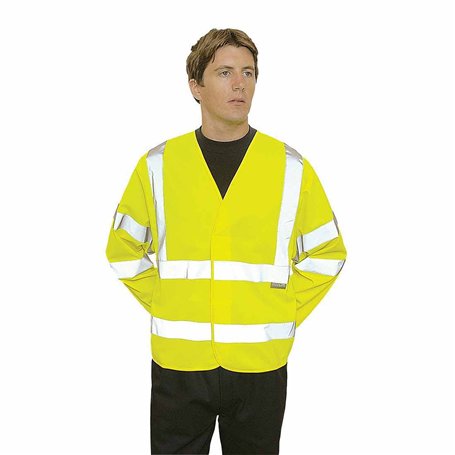 Portwest Gilet 2 bandes & baudrier manches longues
