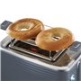 Russell Hobbs Grille Pain [Fentes Extra Larges] Inspire Gris (Design Moderne, Contrôle Brunissage ajustable, Tout type de pain, 