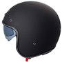 Casque Moto Jet Cafe Racer Homologué ECE 22-05 Scooter Custom Noir Mat L