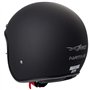 Casque Moto Jet Cafe Racer Homologué ECE 22-05 Scooter Custom Noir Mat L