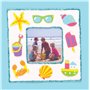 Baker Ross Lot de 10 Cadres en Carton à Personnaliser pour Enfants - Idéal à Offrir comme Cadeau, ET450, Blanc, 17cm x 17cm
