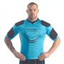 Kooga Warrior IV Rugby Body Armour Cyan Blue/Black - size L